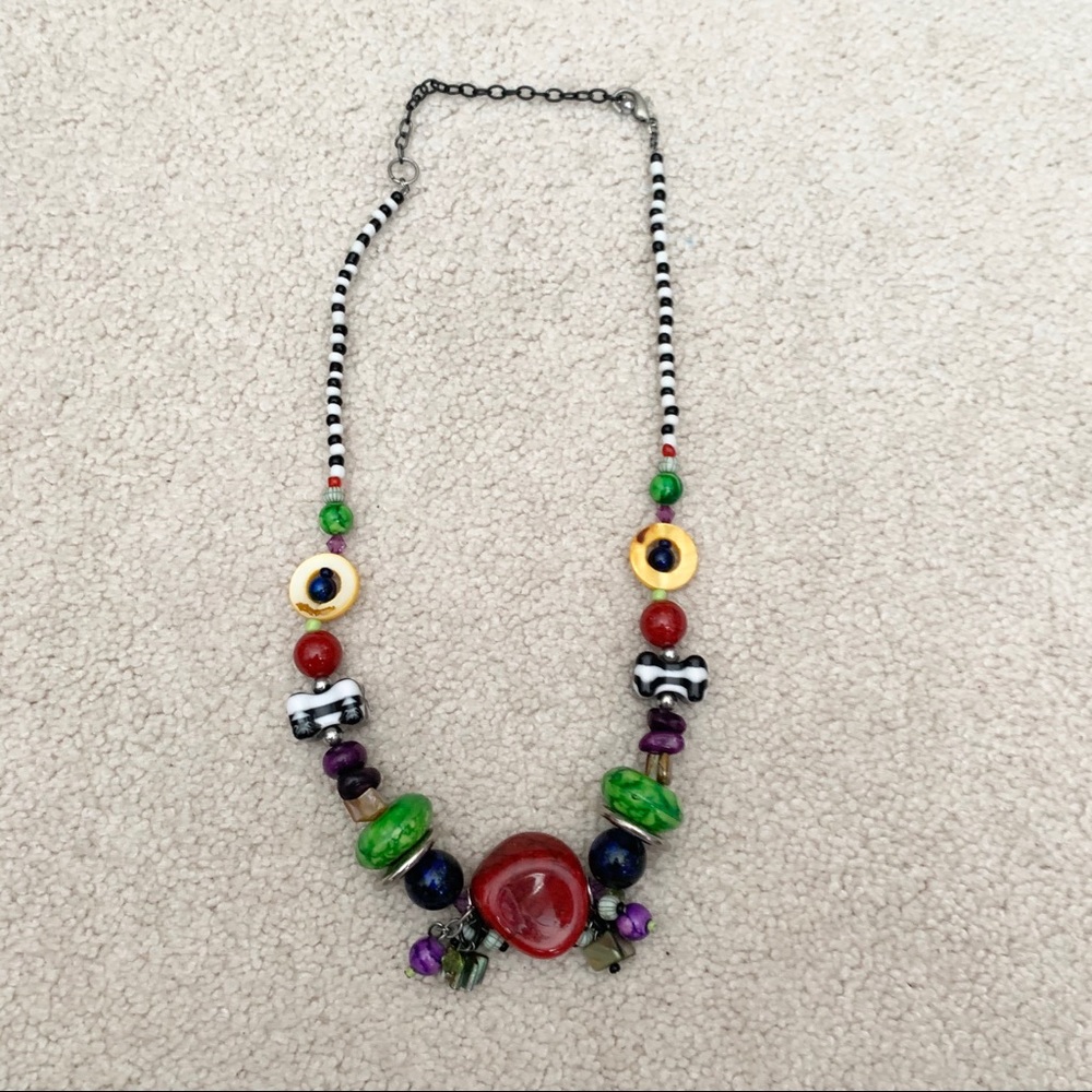 Multicolor Chunky Bead Necklace